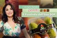 Ficodindia dell'Etna DOP su LA7 insieme a Mariagrazia Cucinotta come Ingrediente Perfetto