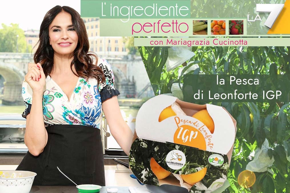 Pesca di Leonforte IGP per l'Ingrediente Perfetto - con Mariagrazia Cucinotta